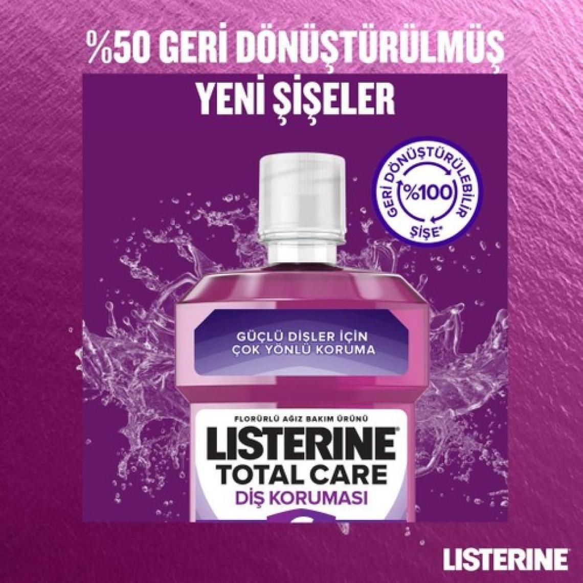 Listerine Total Care Ağız Bakım Suyu 500 ml x 2