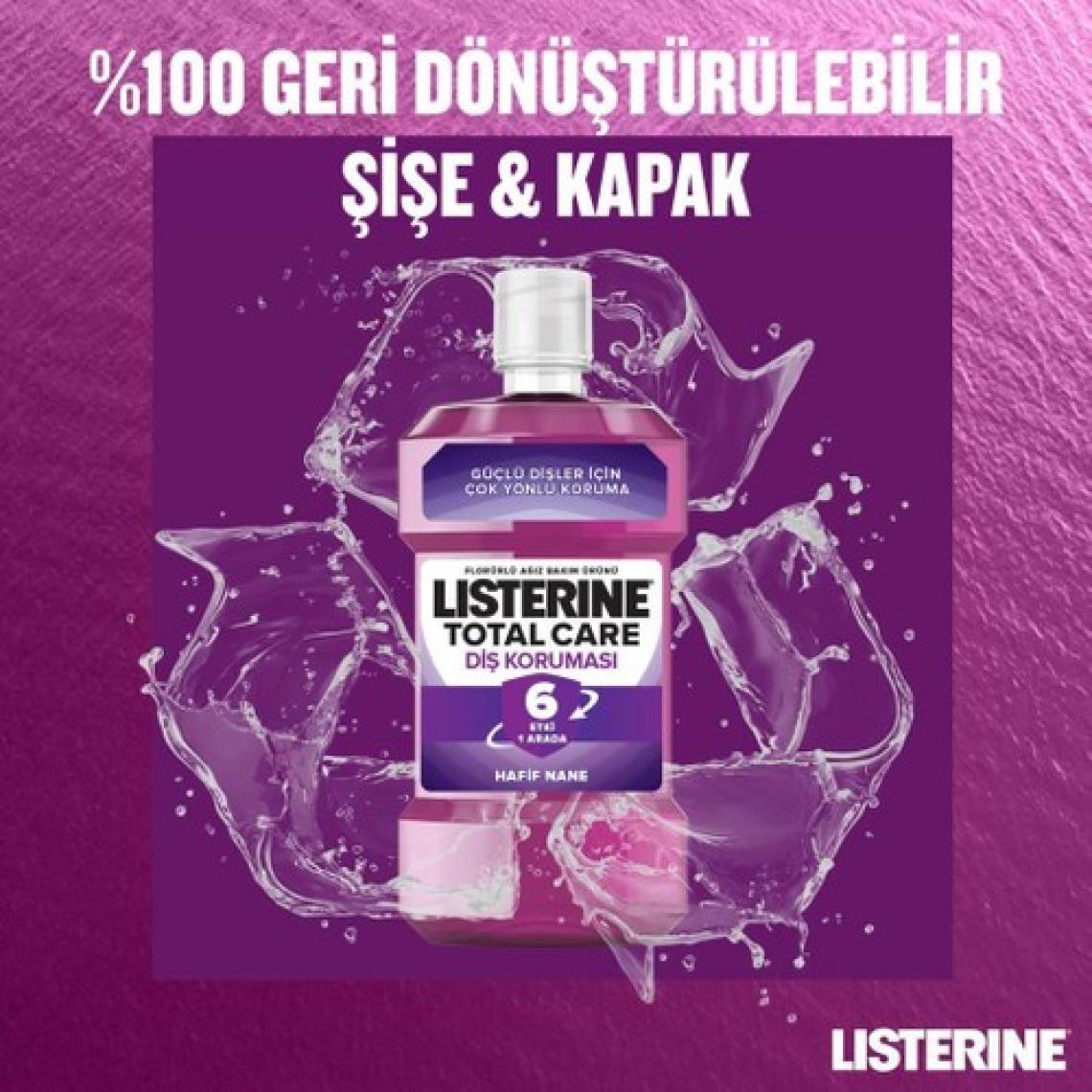 Listerine Total Care Ağız Bakım Suyu 500 ml x 2