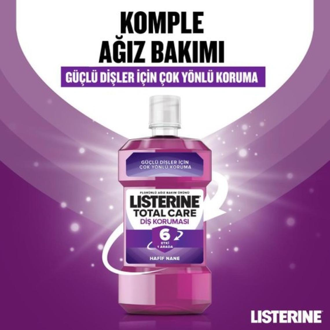 Listerine Total Care Ağız Bakım Suyu 500 ml x 2