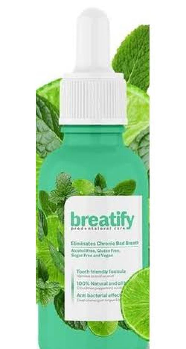 Breatify Ağız Kokusu Giderici Damla 20 ml - Kötü Nefes İçin Ferahlatıcı ve Uzun Süreli Etki