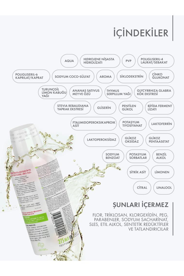 Splat Ağız Bk Suyu Whıte Plus 275Ml