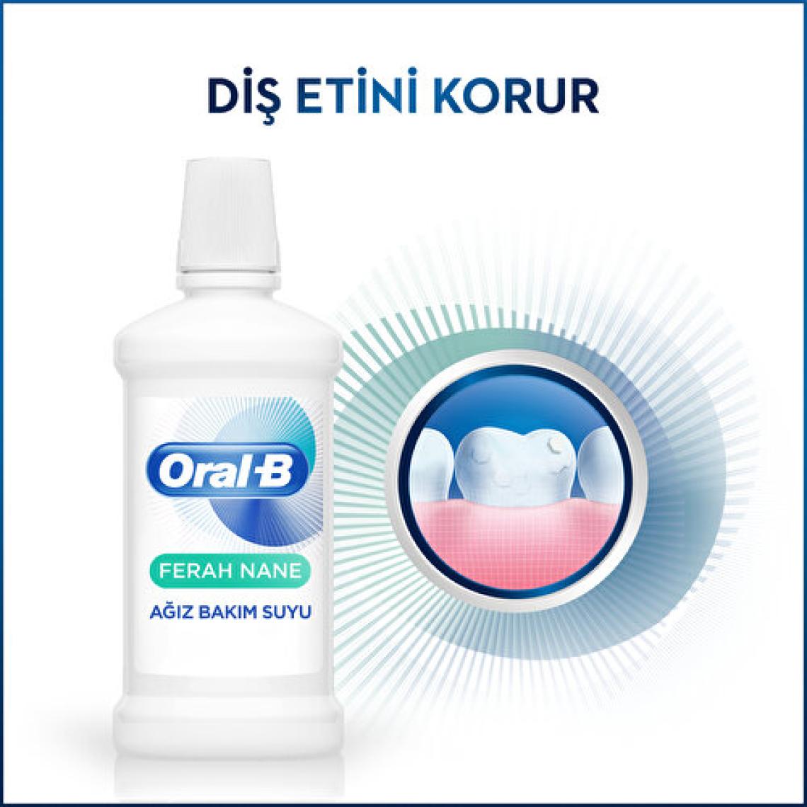 Oral-B Diş Eti ve Diş Minesi Onarım Ağız Bakım Suyu Ekstra Ferah 500 ml