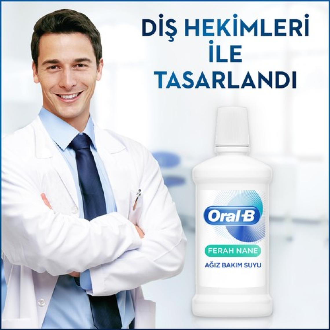 Oral-B Diş Eti ve Diş Minesi Onarım Ağız Bakım Suyu Ekstra Ferah 500 ml