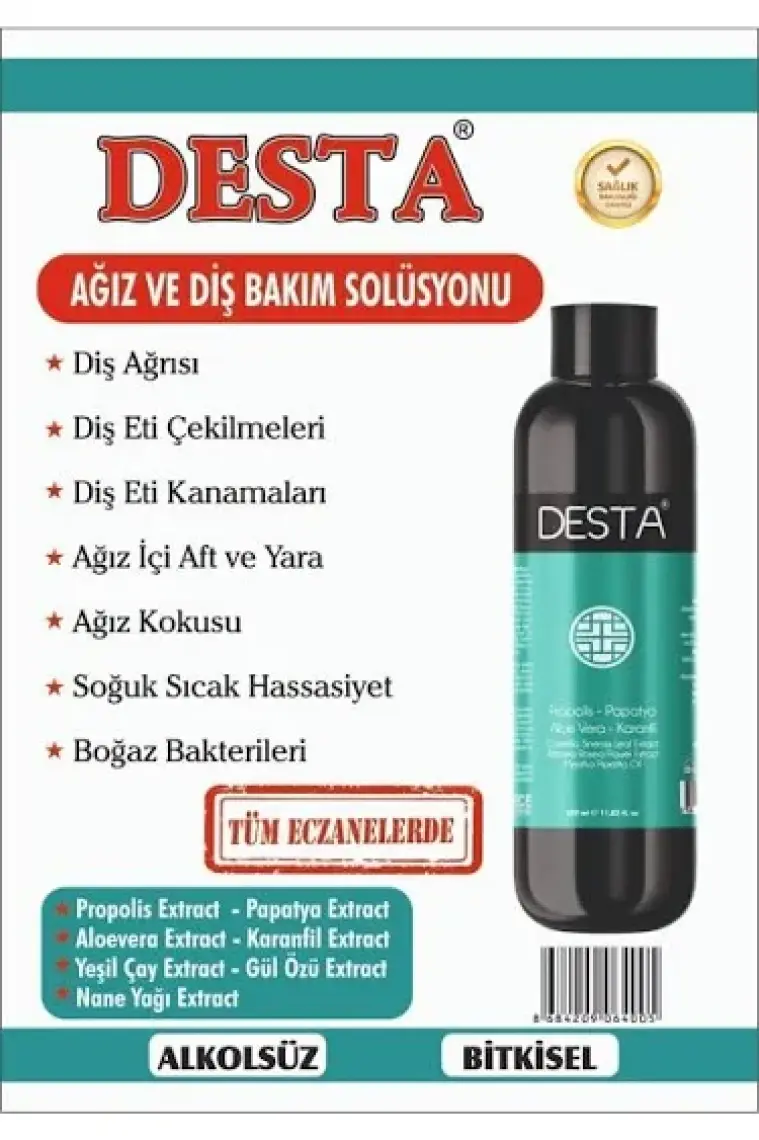 Diş Eti Çekilmesinde Doğal Bitkisel Karışım
