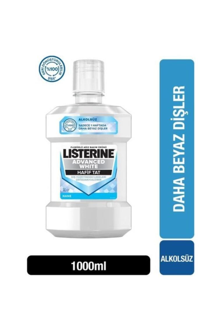 Listerine Advanced White Hafif Tat Gargara 1000 ml