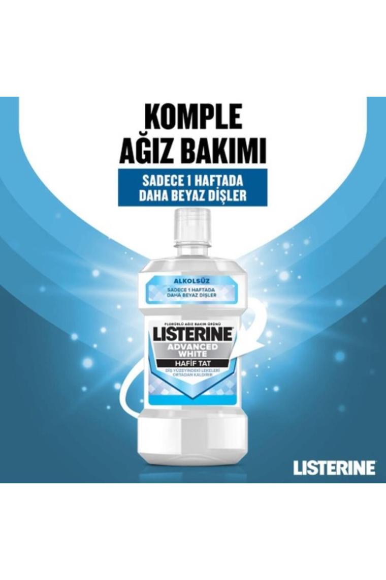 Listerine Advanced White Hafif Tat Gargara 1000 ml