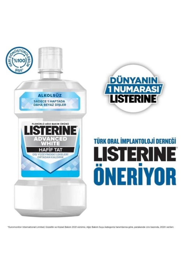 Listerine Advanced White Hafif Tat Gargara 1000 ml