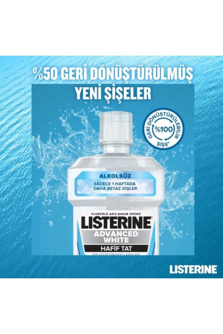 Listerine Advanced White Hafif Tat Gargara 1000 ml