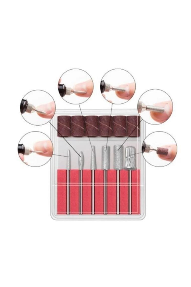 Nail Elektrikli 12V Tırnak Törpü Seti Manikür Pedikür Protez Tırnak Ve Tırnak Cihazı