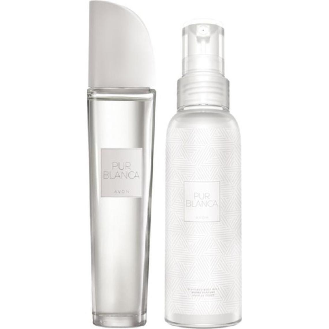 Avon Pur Blanca Kadın Parfüm ve Vücut Spreyi Seti - Ferah ve Çiçeksi Koku, 50 ml + 100 ml Özel Hediye Seti