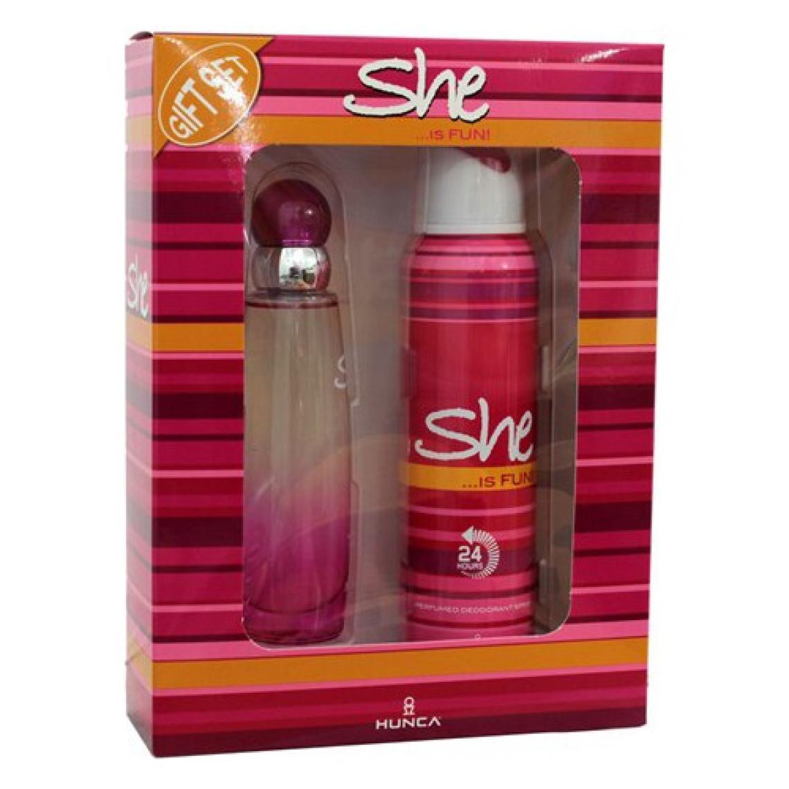 SHE Fun Kadın Parfüm Seti 50 ml EDT + 150 ml Deodorant