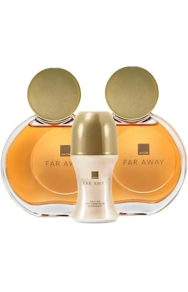 Avon Far Away Kadın Parfüm Ikili Set + Roll-on Paketi