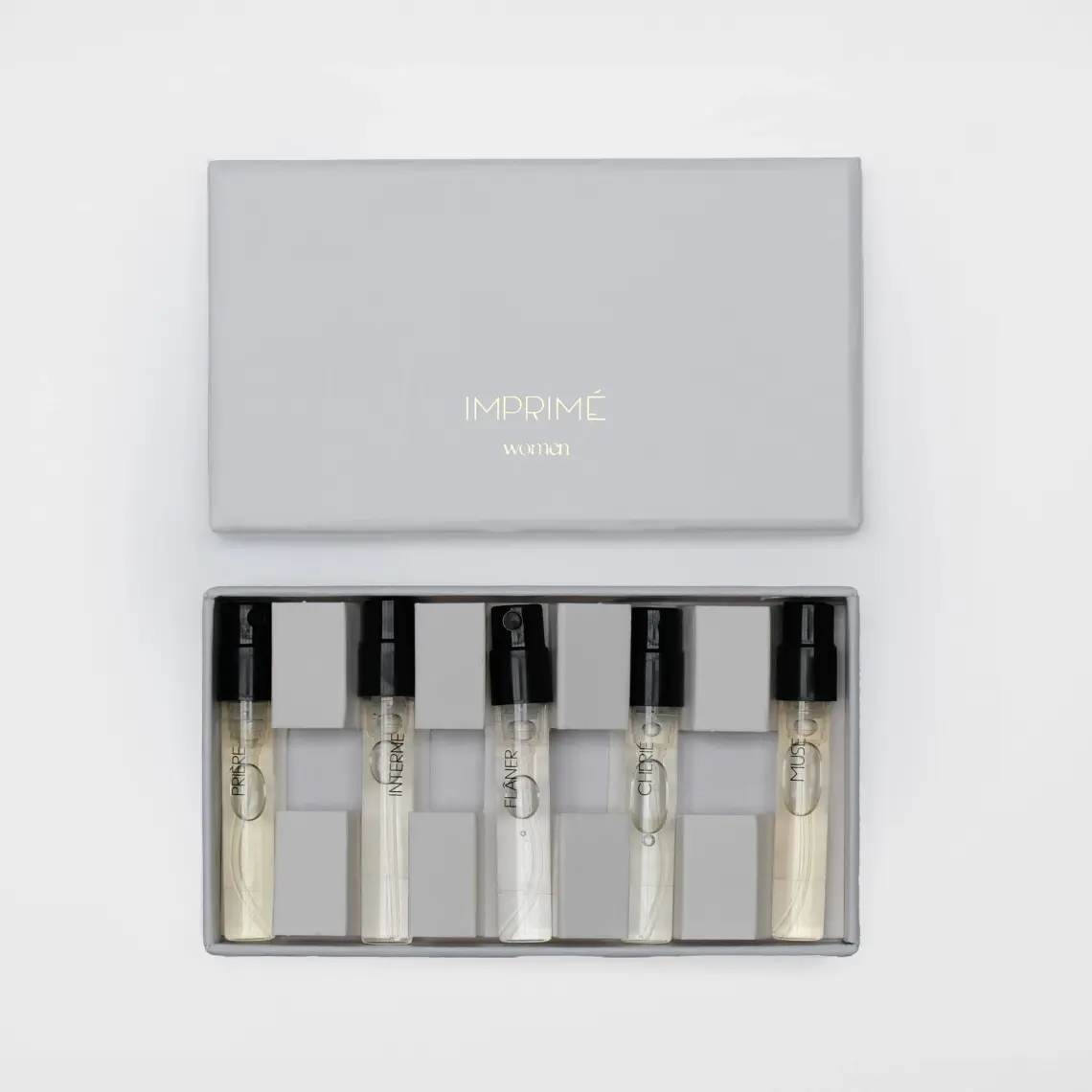 Imprime Mini Parfüm Kadın Deneme Seti 5 x 2 ml (Muse, Cherie, Priere, Interne ve Flaner)
