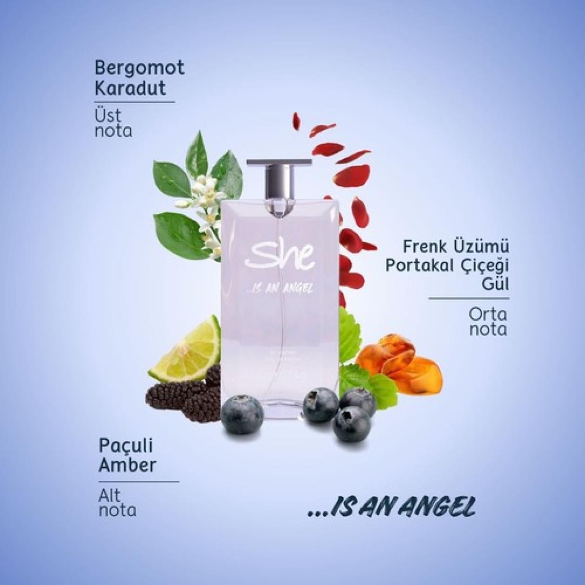 SHE Angel Kadın Parfüm Seti 50 ml EDT + 150 ml Deodorant