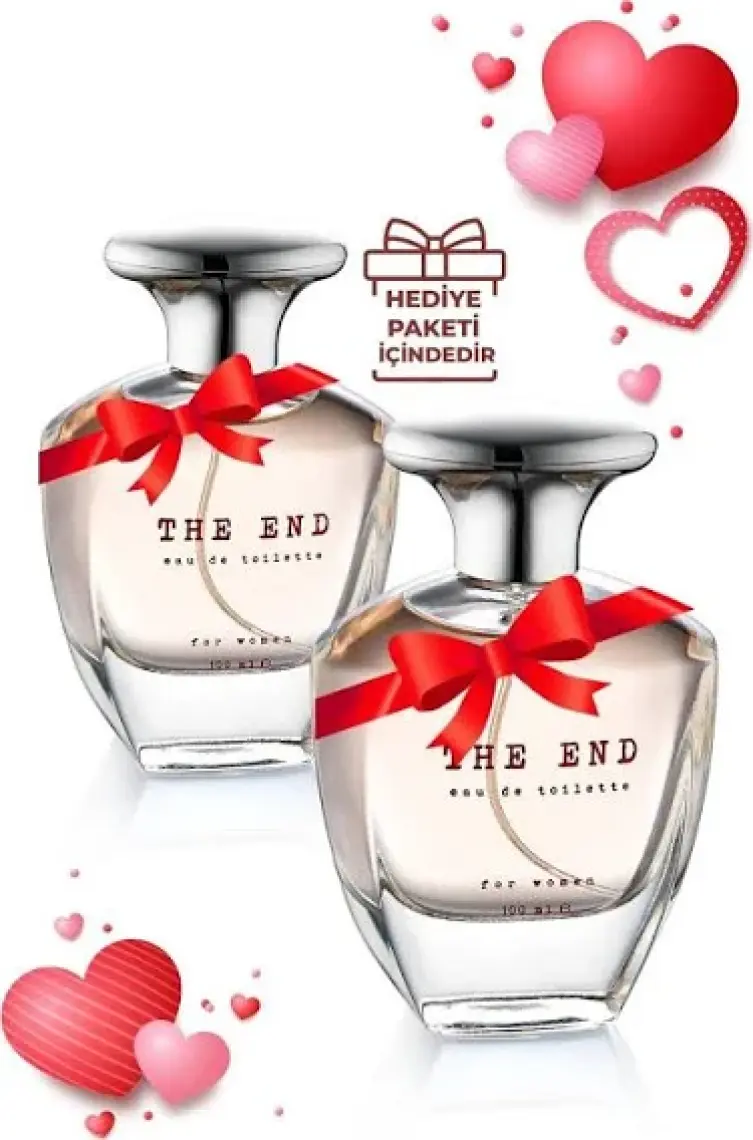 The End Sevgililer Günü Özel Edt Kadın Parfüm Seti 100 ml x 2 Adet