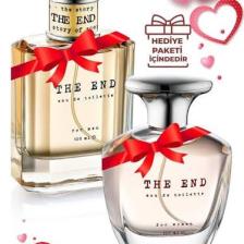 The End Sevgililer Günü Özel Edt Kadın Parfüm ve Edt Erkek Parfüm Seti 100 ml x 2 Adet