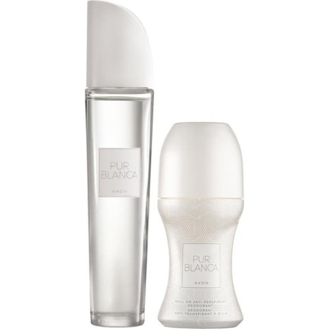 Avon Pur Blanca Kadın Parfüm ve Roll-On Seti - Ferah ve Çiçeksi Aroma, 2×50 ml, Özel Hediye, Uzun Süre Kalıcı ve Günlük Kullanıma Uygun