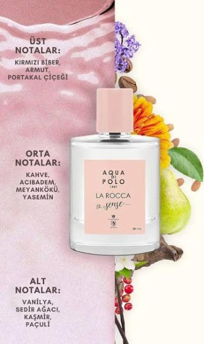 Aqua Di Polo 1987 La Rocca Sense 3’lü Kadın Parfüm Fırsat Seti STCC010901