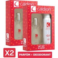 Caldion Bayan Parfüm Set 50 ml EDT+150 ml Deo x 2 Adet Set