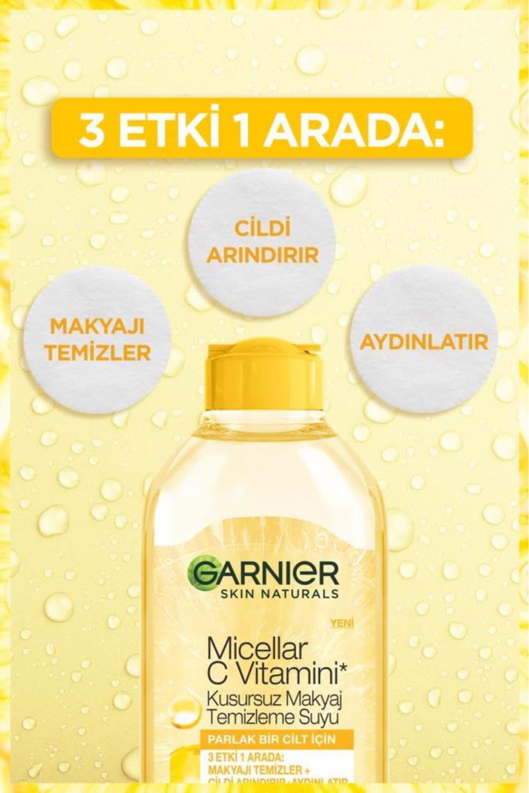 Garnier Micellar C Vitamini Kusursuz Makyaj Temizleme Suyu 400 ml