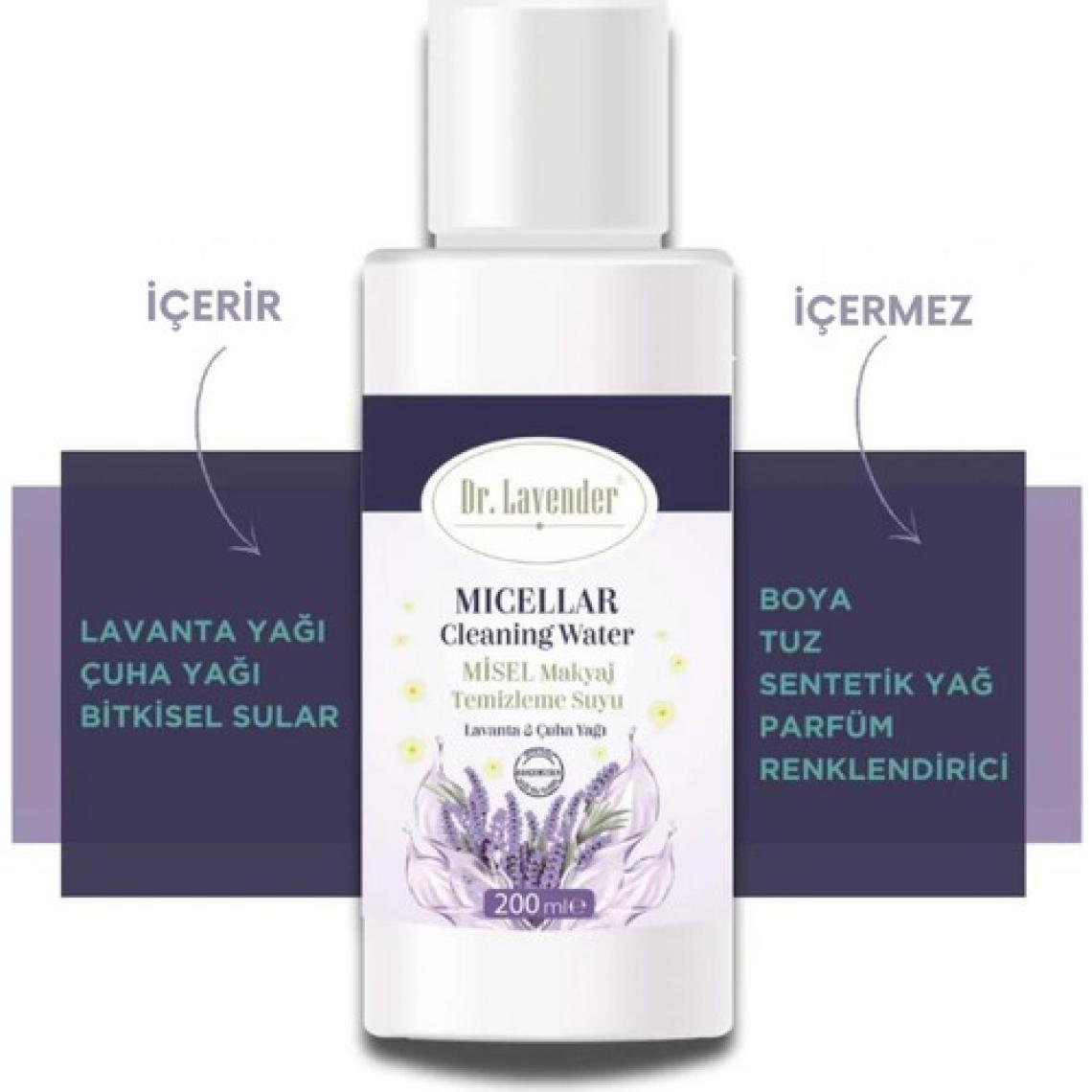 Organik Lavanta & Çuha Yağlı Micellar Makyaj Temizleme Suyu Tüm Cilt Tipleri Için 200 ml