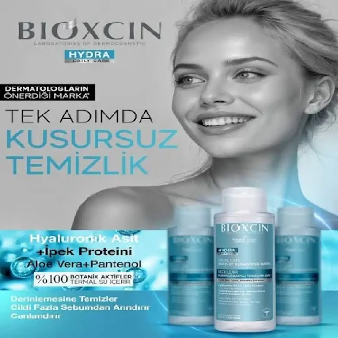 Bioxcin Hydra Micellar Makyaj Temizleme Suyu 500 ml 1 Alana 1 Hediye