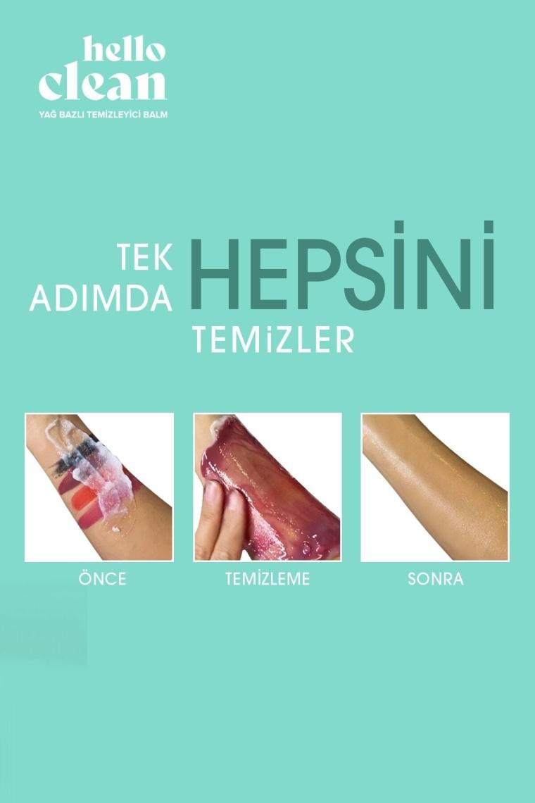 Herbaderm Hello Clean Oleanolik Asit Gözenek Karşıtı Yağ Bazlı Temizleyici Balm 100 ml