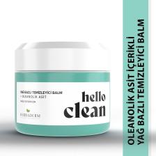 Herbaderm Hello Clean Oleanolik Asit Gözenek Karşıtı Yağ Bazlı Temizleyici Balm 100 ml