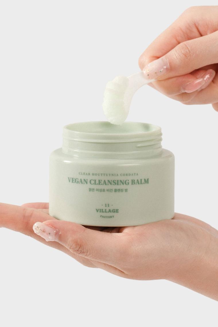 Village 11 Factory Clear Houttuynia Cordata Vegan Cleansing Balm 100ML - Şerbet Tipi Yatıştırıcı Heartleaf Vegan Makyaj ve Yüz Temizleme Balmı