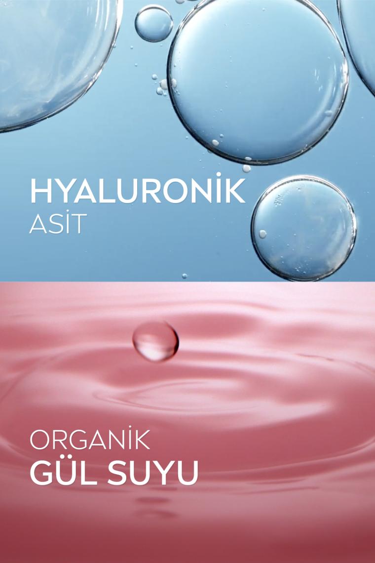 Aqua Rose Organik Makyaj Gül Suyu Içeren Çift Fazlı Temizleme Suyu 400 ml