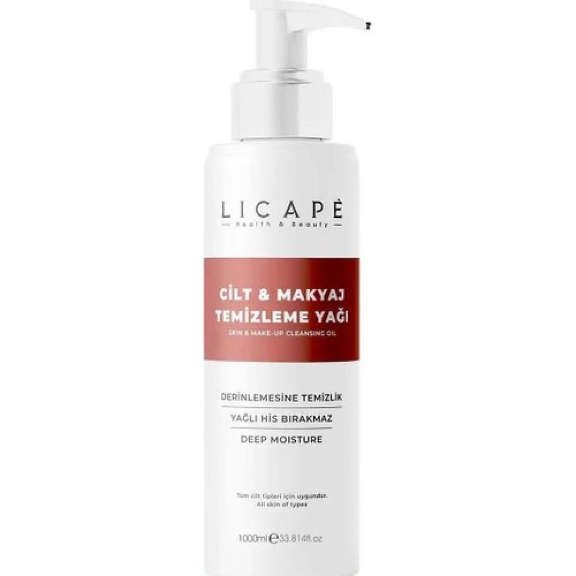 Licape Iki Aşamalı Cilt ve Makyaj Temizleme Yağı 1000 ml