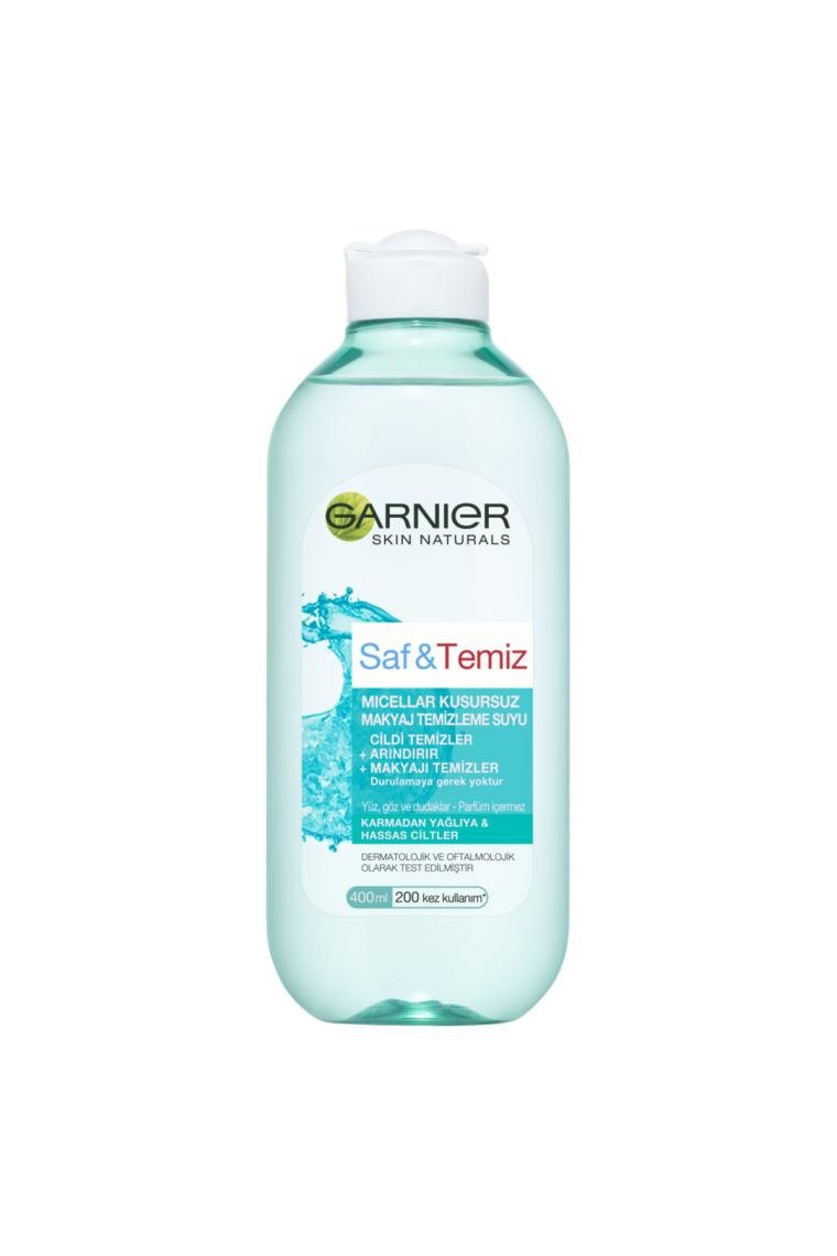 Garnier Micellar Saf ve Temiz Kusursuz Makyaj Temizleme Suyu 400 ml