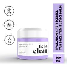 Herbaderm Hello Clean Hyaluronik 3D Yoğun Nemlendirici Yağ Bazlı Temizleyici Balm 100 ml