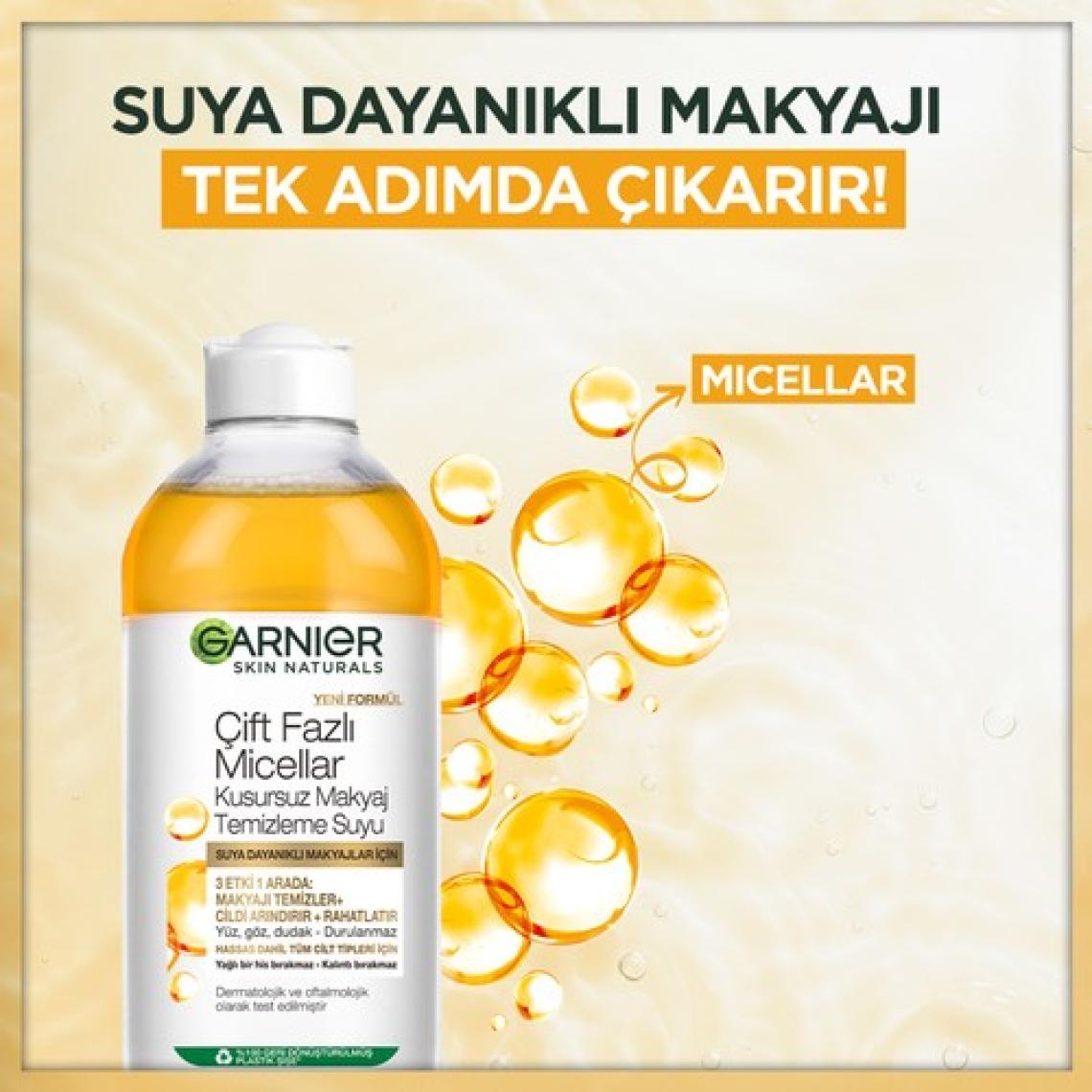 Garnier Micellar Kusursuz Makyaj Temizleme Suyu 400ML