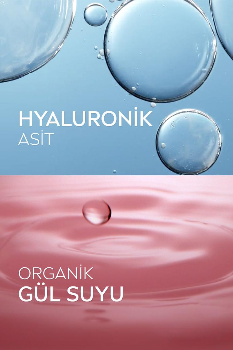 Aqua Rose Organik Makyaj Gül Suyu Içeren Çift Fazlı Temizleme Suyu 400 ml