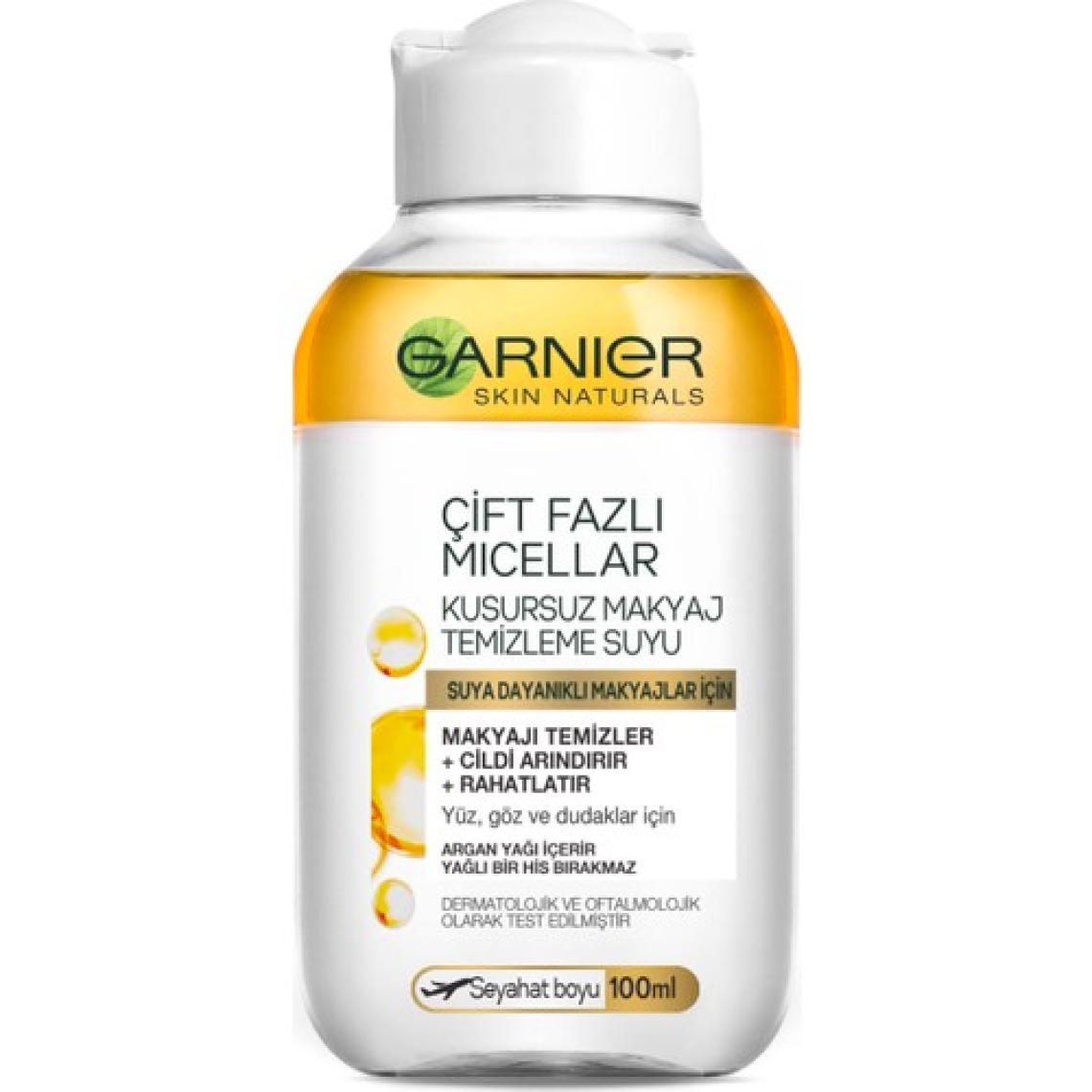 Garnier Çift Fazlı Micellar Kusursuz Makyaj Temizleme Suyu 100ML