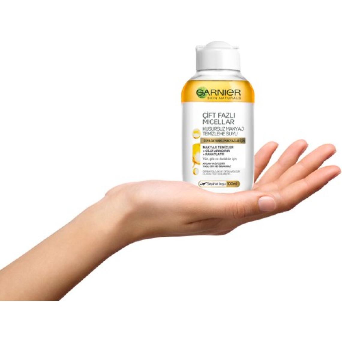 Garnier Çift Fazlı Micellar Kusursuz Makyaj Temizleme Suyu 100ML