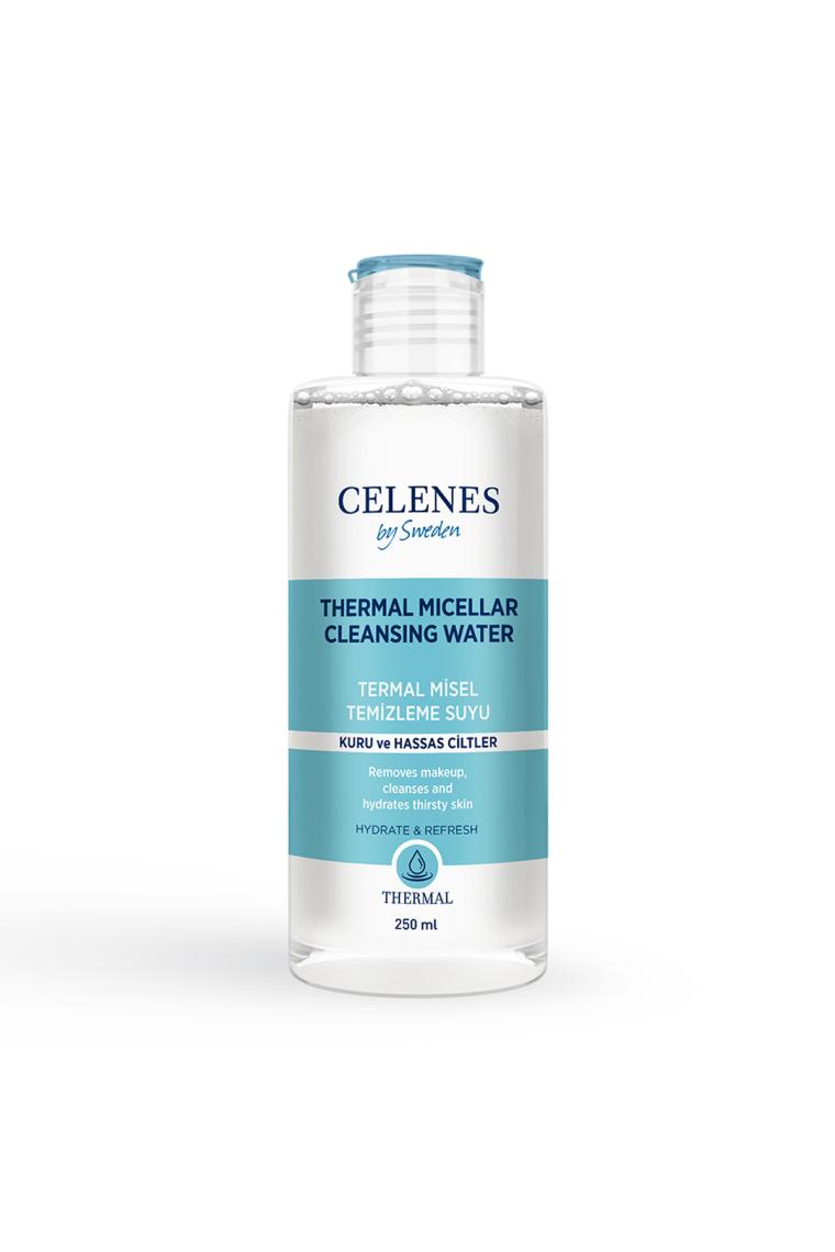 Celenes Thermal Kuru ve Hassas Ciltler 250 ml Misel Temizleme Suyu