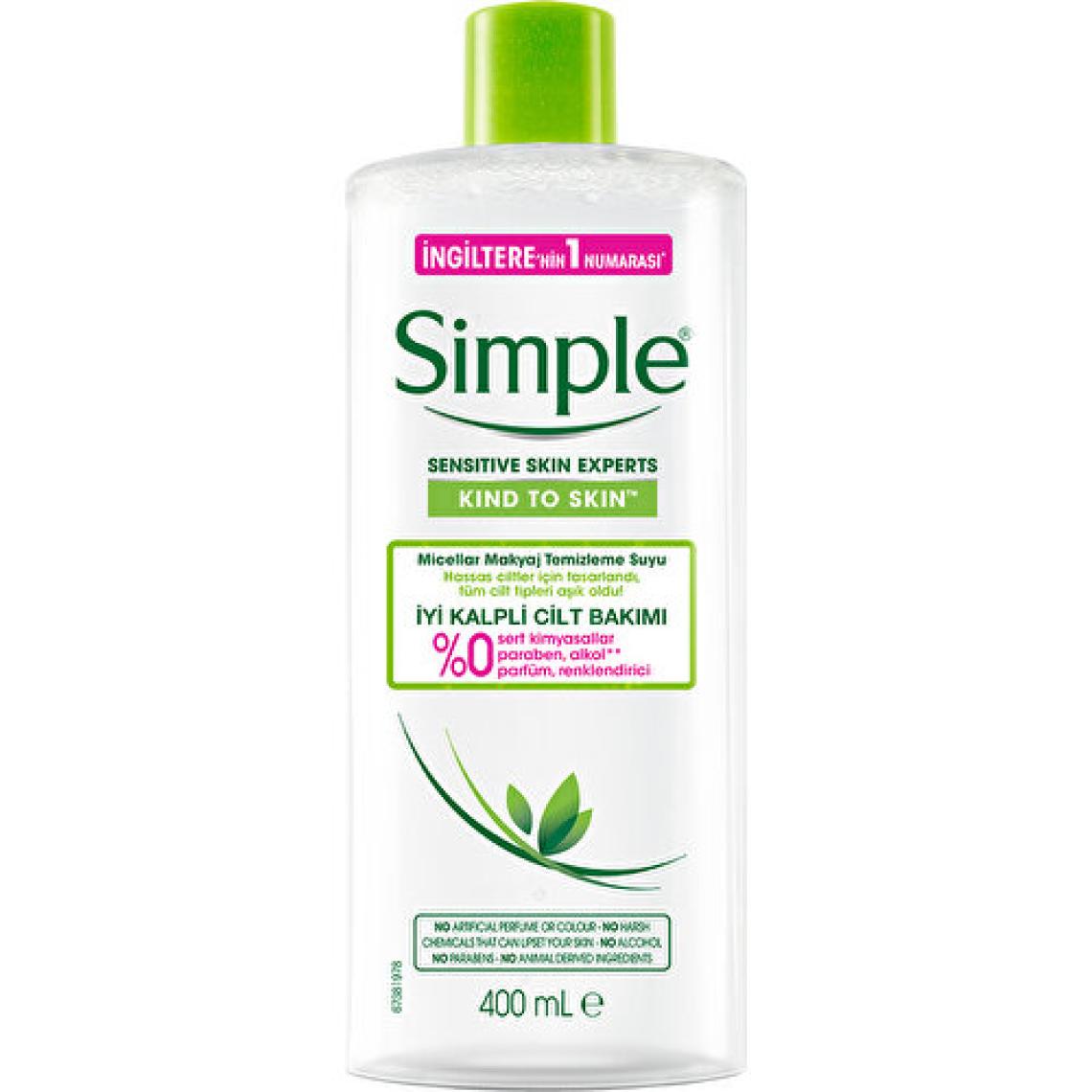 Simple Micellar Makyaj Temizleme Suyu 400 ml