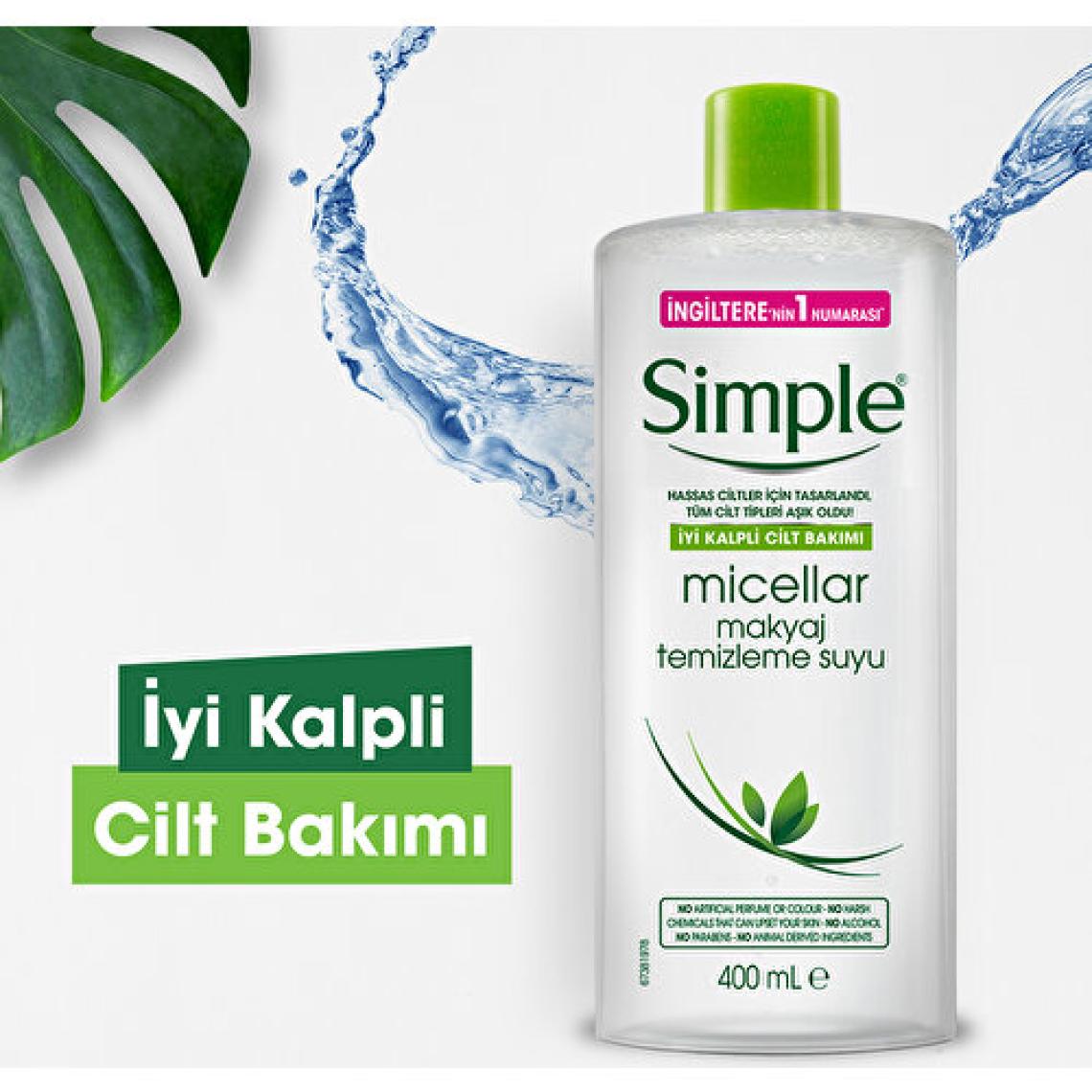 Simple Micellar Makyaj Temizleme Suyu 400 ml