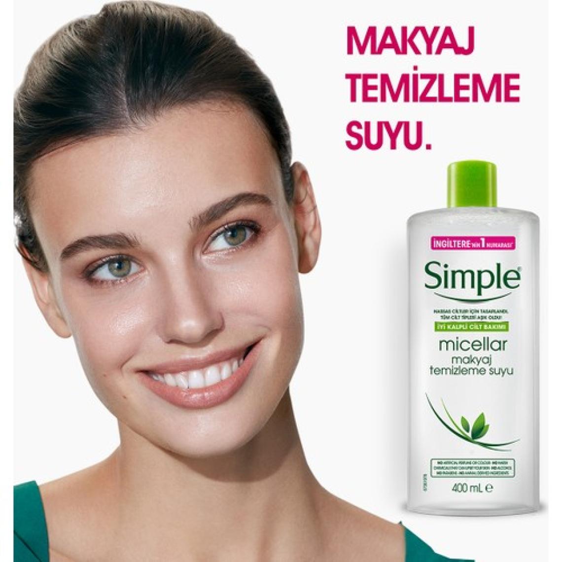 Simple Micellar Makyaj Temizleme Suyu 400 ml