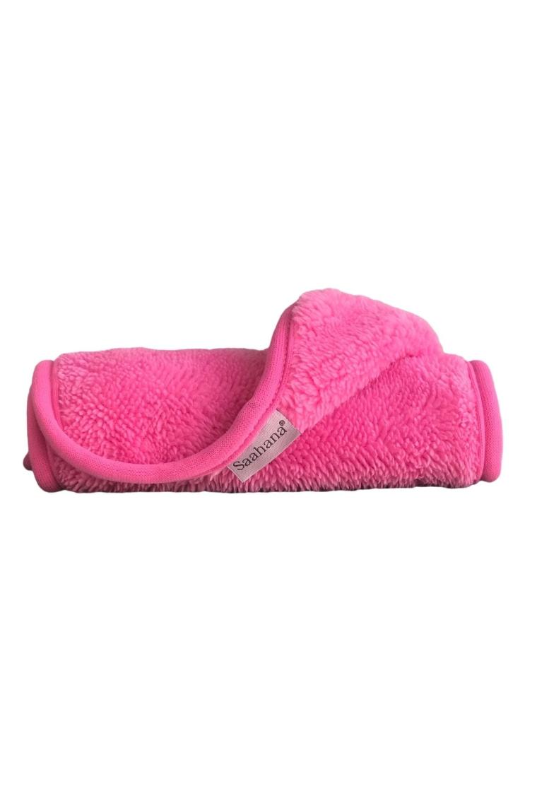 Tekrar Kullanılabilir Makyaj ,yüz, Cilt Ve Maske Temizleyici Havlu/temizleme Mendili Pembe