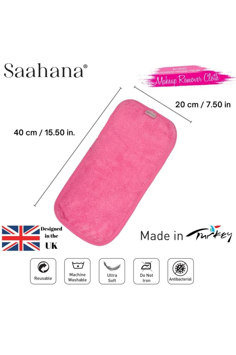 Tekrar Kullanılabilir Makyaj ,yüz, Cilt Ve Maske Temizleyici Havlu/temizleme Mendili Pembe