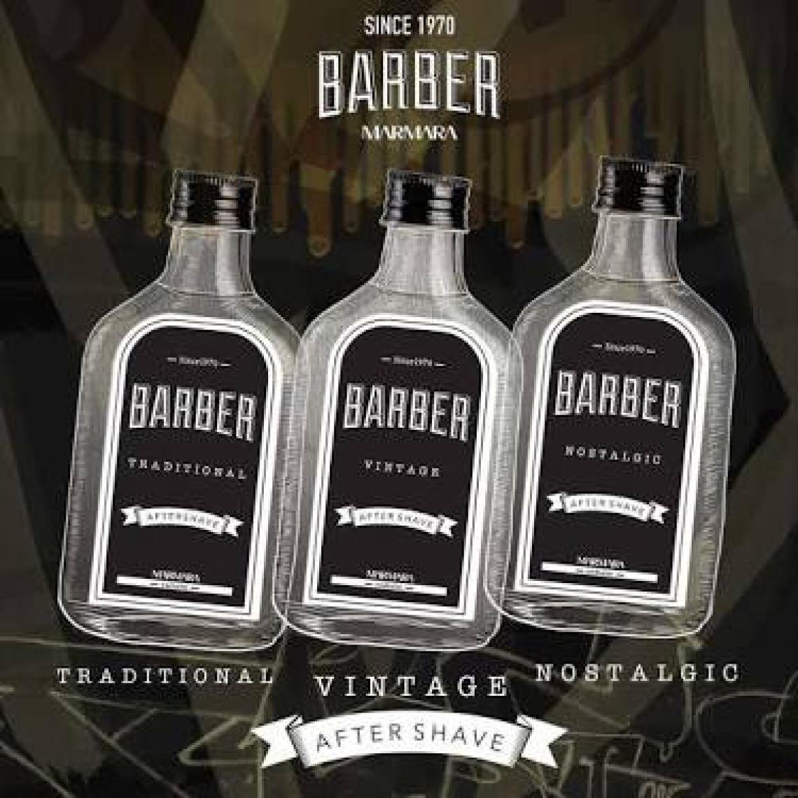 Barber Marmara Aftershave Tıraş Kolonyası Vintage Cam Şişe 200 ml