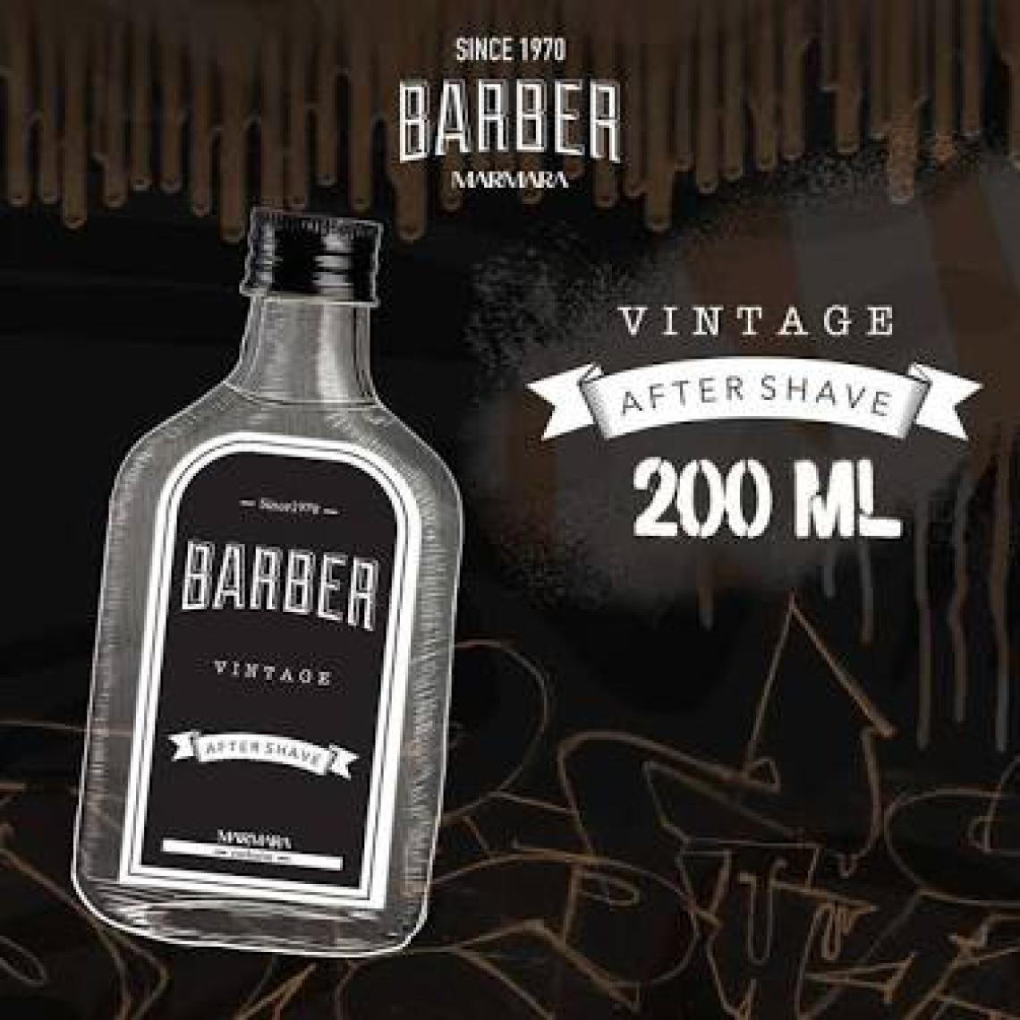 Barber Marmara Aftershave Tıraş Kolonyası Vintage Cam Şişe 200 ml