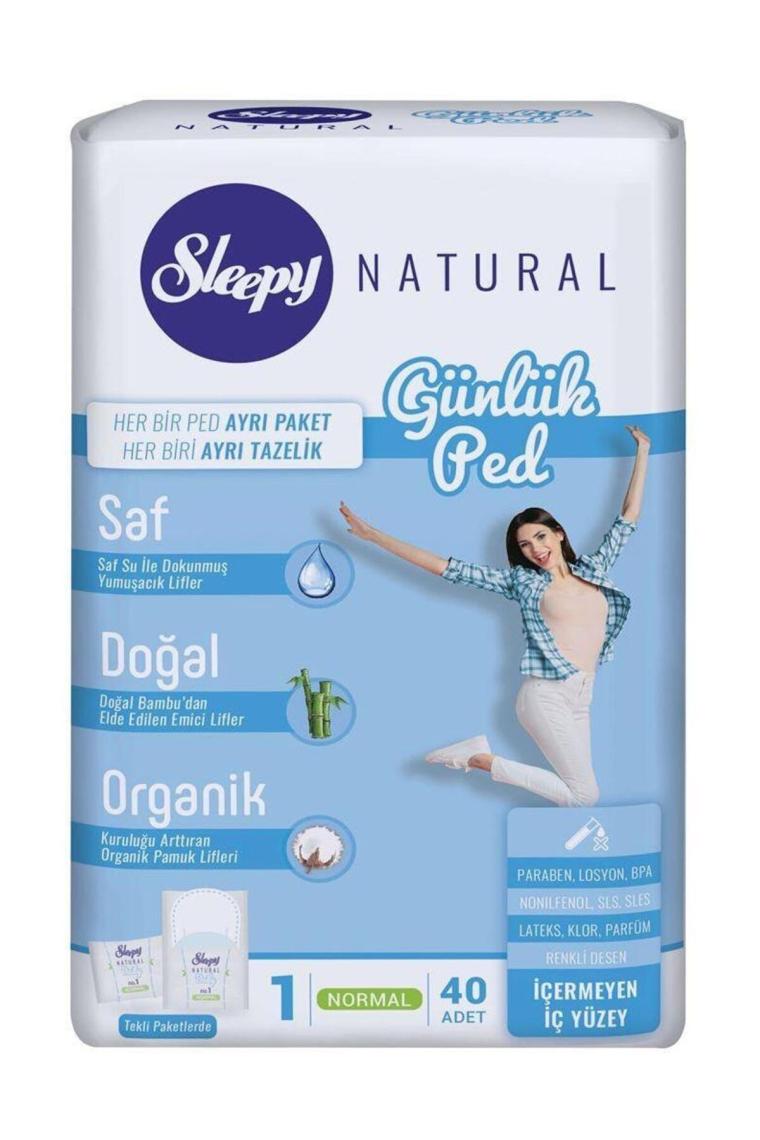 Sleepy Natural Normal 40'lı Günlük Ped