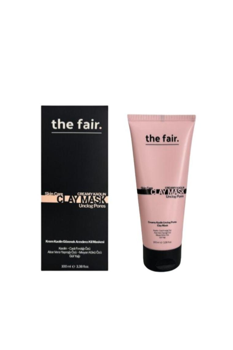 the fair. Siyah Nokta Karşıtı Kaolin Gözenek Temizleyen Yağlı ve Karma Ciltler için Kil Maskesi 100 ml
