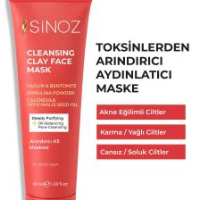Akne Ve Siyah Nokta Karşıtı Arındırıcı Yüz Bakım Kil Maskesi 50 ml Tüm Ciltler Için