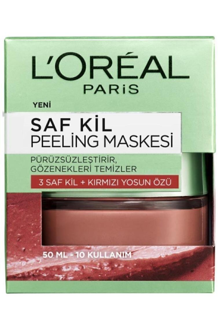 Loreal Paris Saf Kil Kırmızı Yosun Maskesi 50 ml