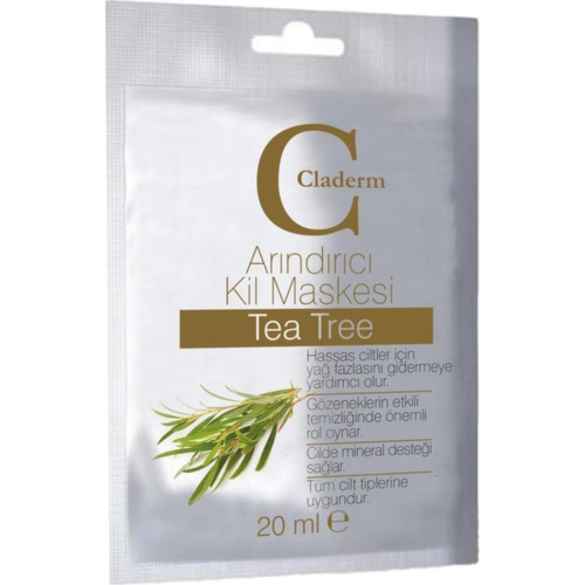 Claderm Kil Maskesi 20 ml Sachet  Tea Tree